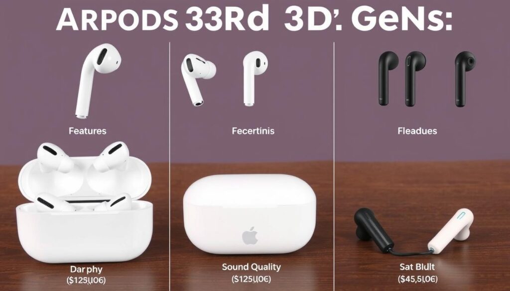 AirPods (3rd Gen) comparison with other wireless earbuds