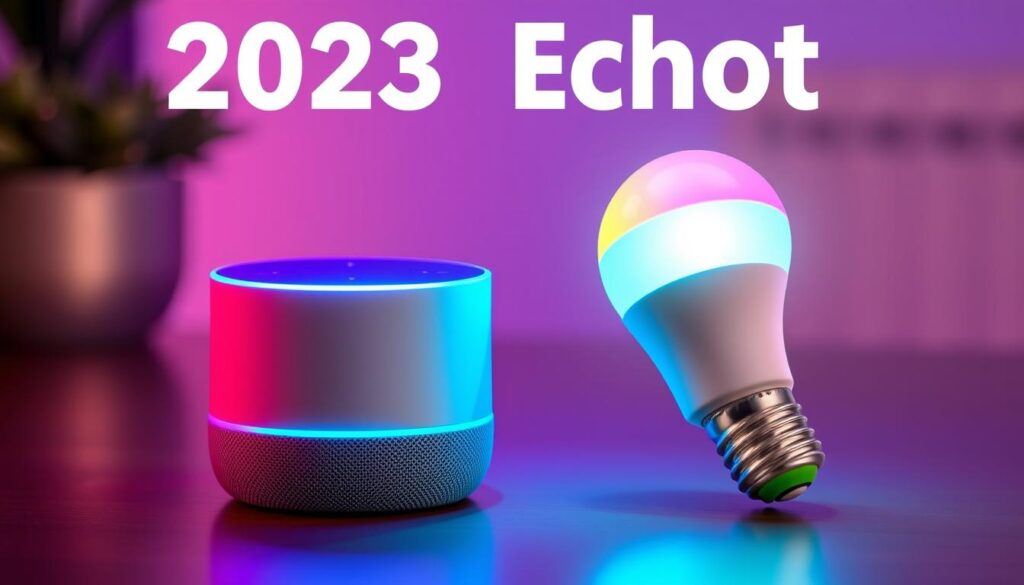 Echo Dot with WiZ 60W A19 LED Smart Color Bulb bundle