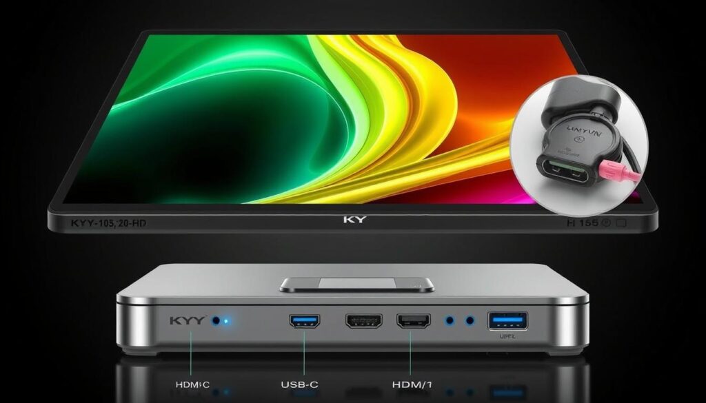 KYY Portable Monitor 15.6inch 1080P FHD USB-C, HDMI specifications
