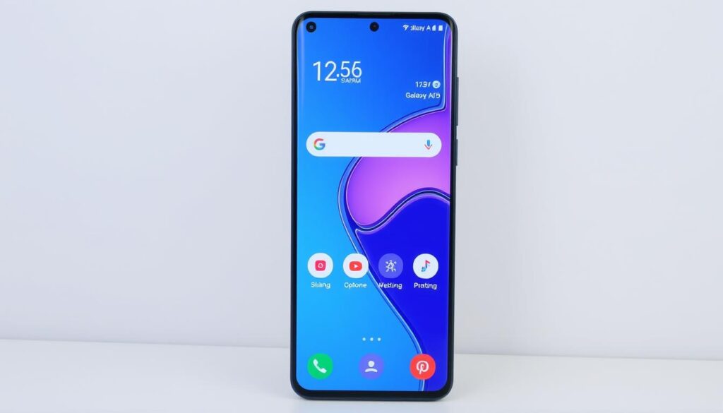 Interface One UI do Smartphone Samsung Galaxy A05s